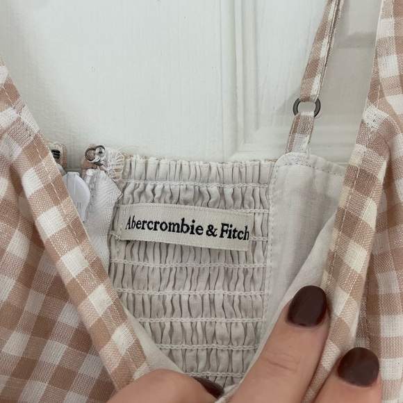 Abercrombie checkered skort dress XS TALL - Picture 3 of 3